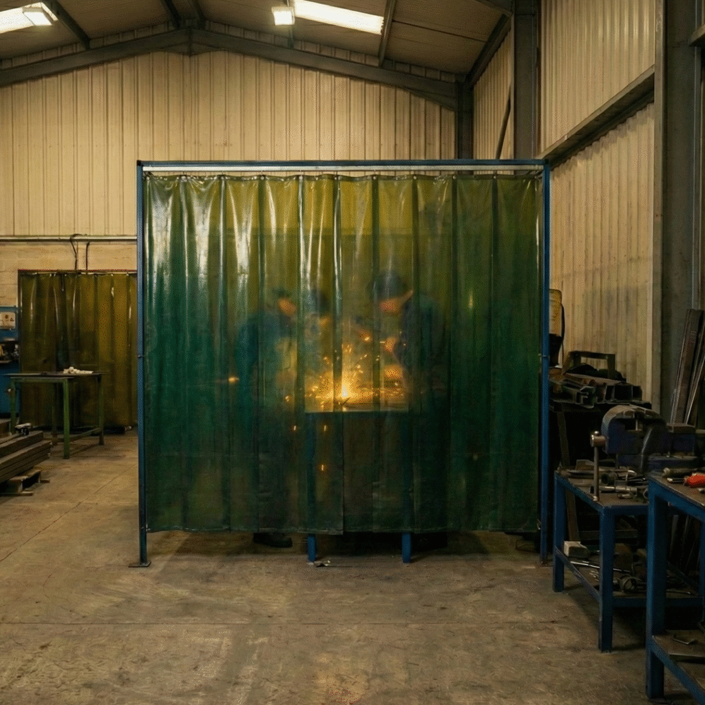 Tirai PVC Welding Grade Hijau